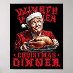 Affiche Vintage drôle et humoristique Le gagnant de Trump