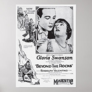 Affiche vintage du film Gloria Swanson 1922