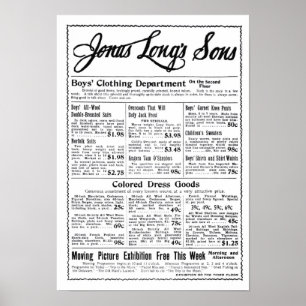 Affiche vintage du film 'Trip To The Moon' 1902