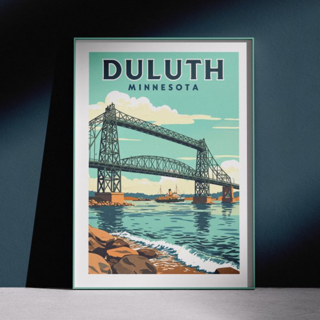 Affiche Vintage Duluth Minnesota (Créateur téléchargé)