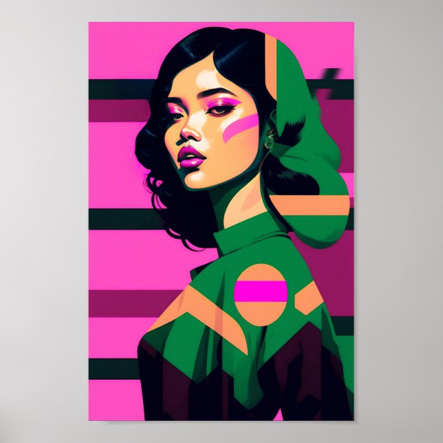 Affiche Vintage dystopique (Devant)