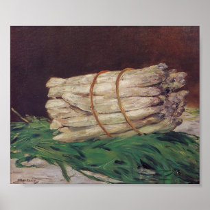 Affiche Vintage Edouard Manet Bunch d'Asparagus