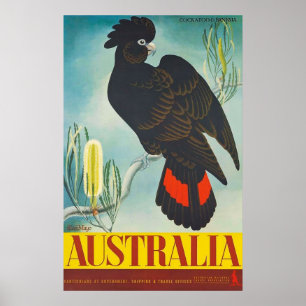 Affiche Vintage Eileen Mayo Australian Travel