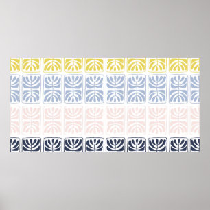 Affiche Vintage ethnic seamless 