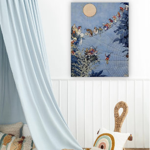 Affiche Vintage Fairy Art William Heath Robinson