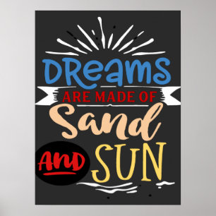 Affiche Vintage Family Beach Trip