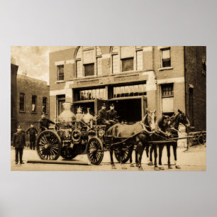 Affiche Vintage Fire Company