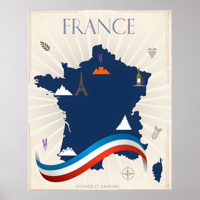 Affiche Vintage France (Devant)