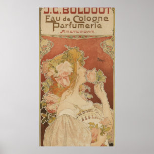 Affiche Vintage French Perfume Advertisement