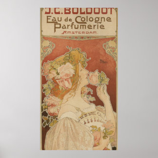 Affiche Vintage French Perfume Advertisement