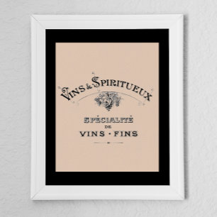 Affiche Vintage French Wine Ad 