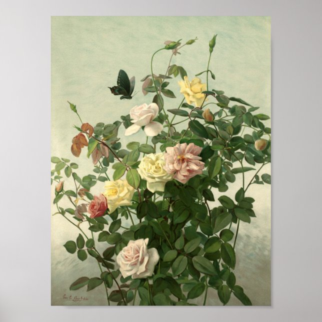 Affiche Vintage George Lambdin Juin matin (Devant)