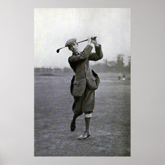 Affiche Vintage Golfer : George Duncan
