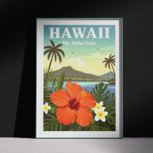 Affiche Vintage Hawaii