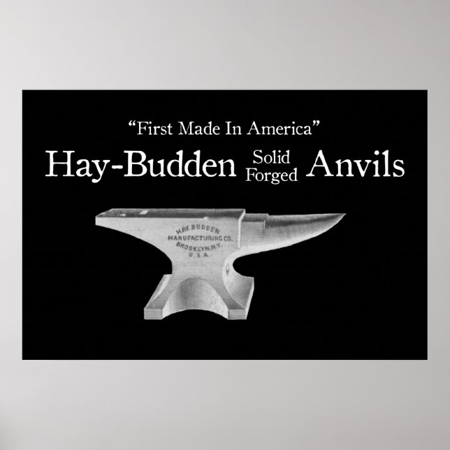 Affiche Vintage Hay-Budden Anvil (Devant)