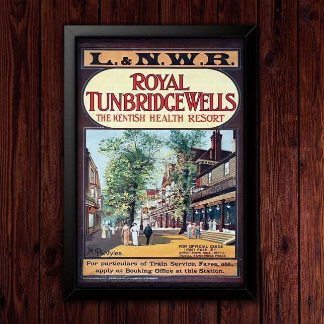 Affiche Vintage Health Resort Advertising (Créateur téléchargé)