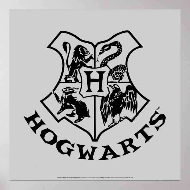 Affiche Vintage HOGWARTS™ School Crest (Devant)