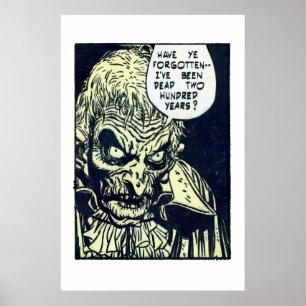 Affiche Vintage Horror Comic Panel from The Unseen