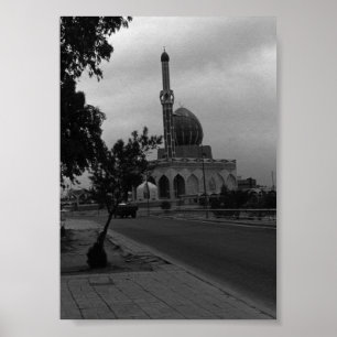 Affiche Vintage Irak Mosquée de Bagdad Buniya