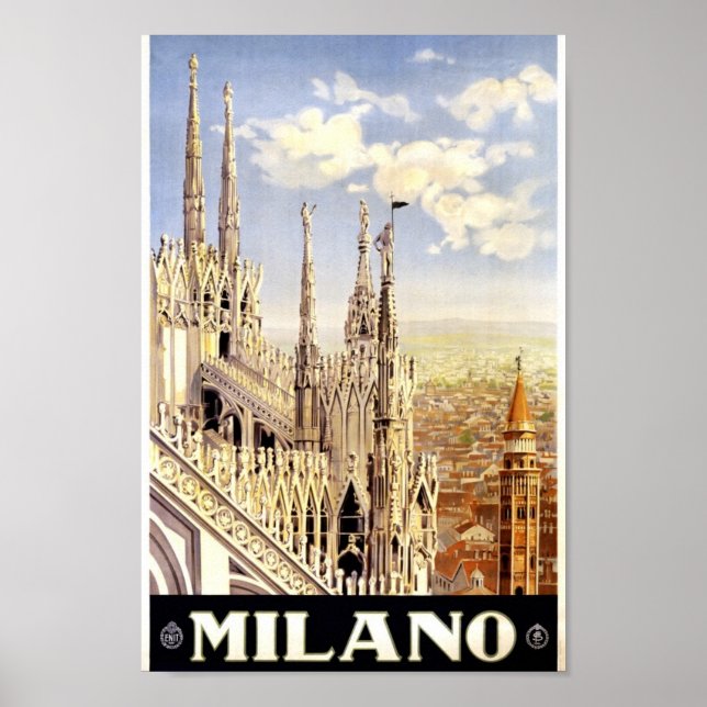 Affiche Vintage Italie (Devant)