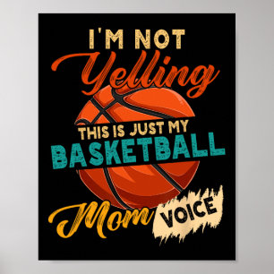 Affiche Vintage Je ne hurle pas C'est juste ma maman de Sk