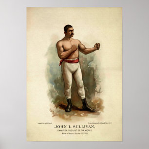 Affiche Vintage John L. Sullivan