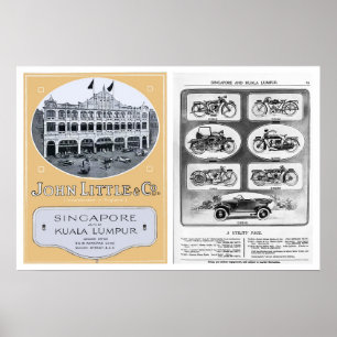 Affiche Vintage John Little Publicité