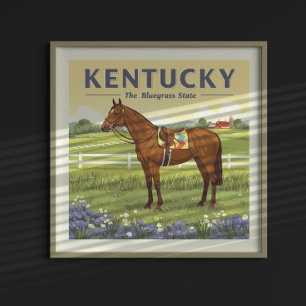 Affiche Vintage Kentucky