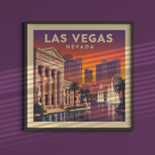 Affiche Vintage Las Vegas Nevada