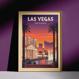 Affiche Vintage Las Vegas Nevada