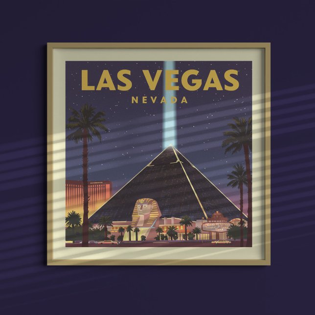 Affiche Vintage Las Vegas Nevada (Créateur téléchargé)