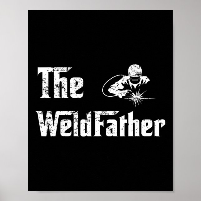 Affiche Vintage Le Weldfather Souder Souder Papa Gras (Devant)