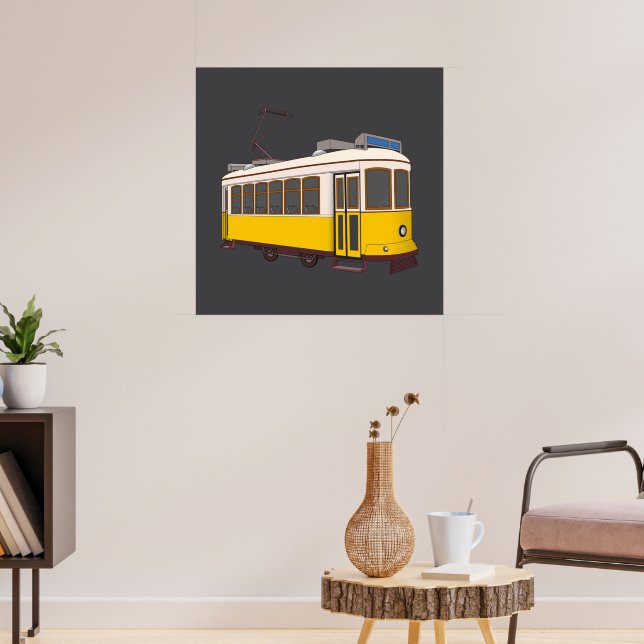 Affiche Vintage Lisbon Tram Icon (Salon 3)