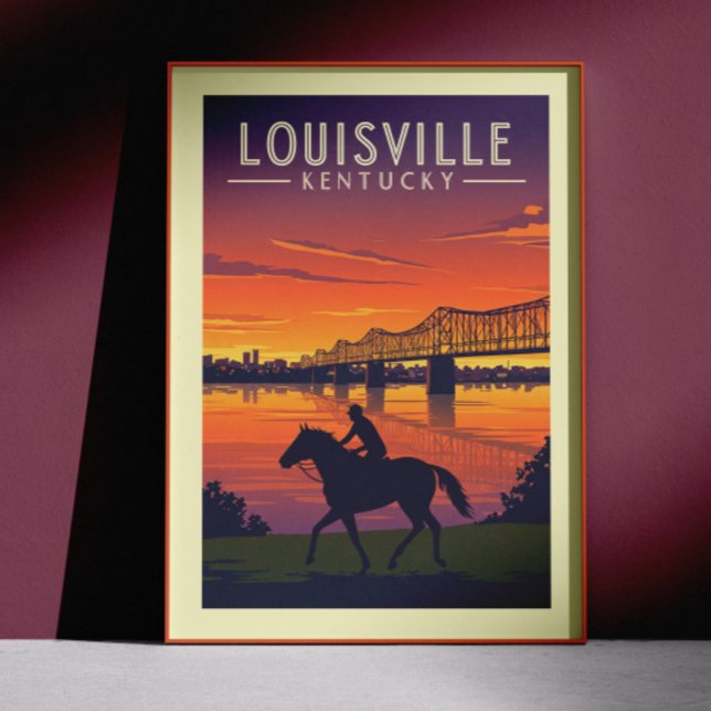 Affiche Vintage Louisville Kentucky (Créateur téléchargé)