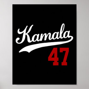 Affiche Vintage Madame la Présidente Harris 2024 Kamala 47