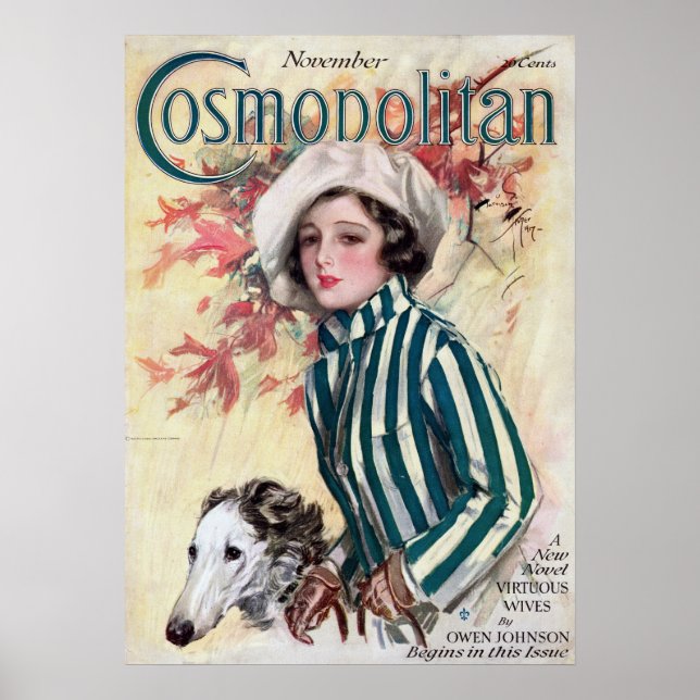 Affiche Vintage magazine Cosmopolitan (Devant)