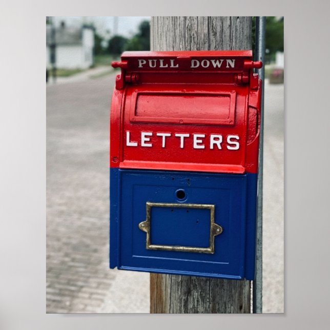 Affiche Vintage Mailbox (Devant)
