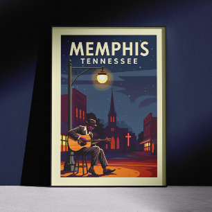 Affiche Vintage Memphis Tennessee