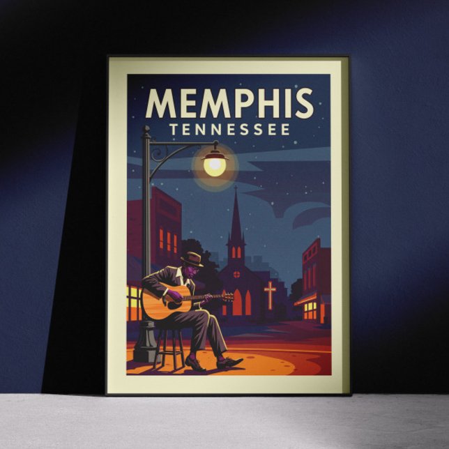 Affiche Vintage Memphis Tennessee (Créateur téléchargé)