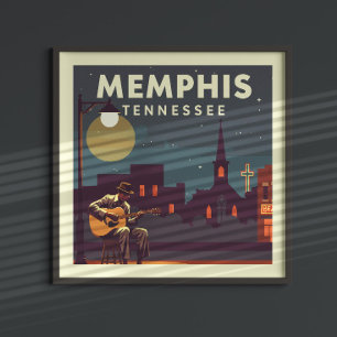Affiche Vintage Memphis Tennessee