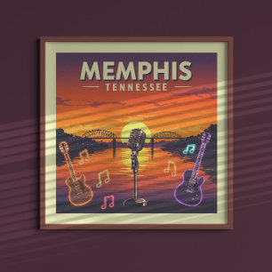 Affiche Vintage Memphis Tennessee