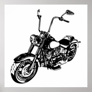 Affiche Vintage Motorcycle