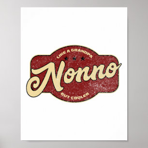 Affiche Vintage Nonno Comme Un Grand-Père Mais Glacière -