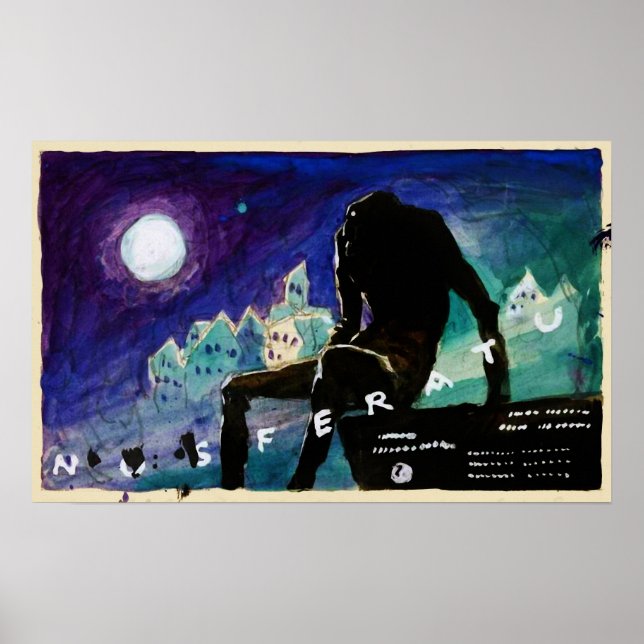 Affiche Vintage Nosferatu (Devant)