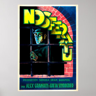 Affiche Vintage Nosferatu espagnol