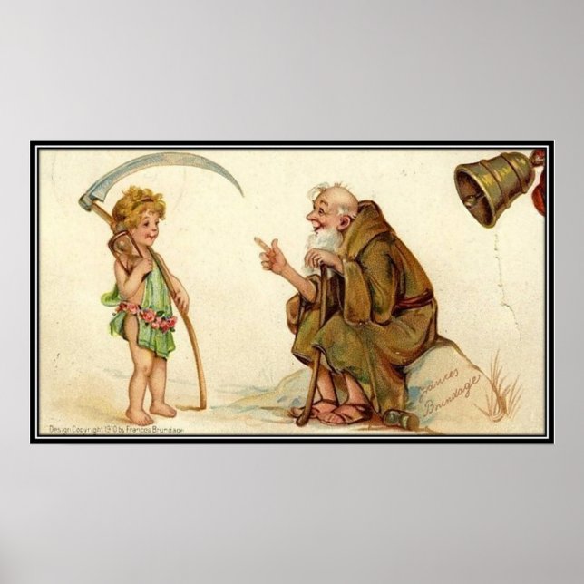 Affiche Vintage : Nouvel An - (Devant)