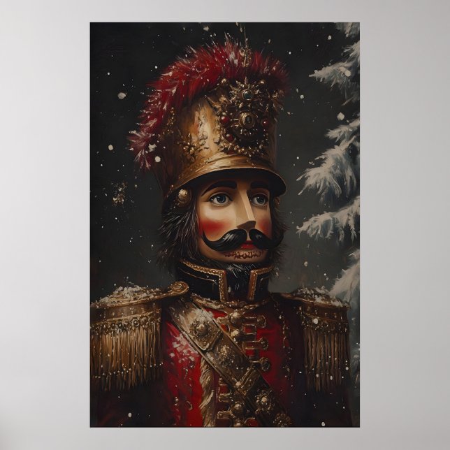 Affiche Vintage Nutcracker Soldier Art Printable (Devant)
