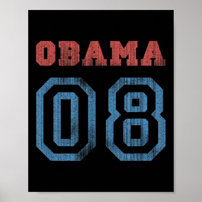 Affiche Vintage Obama 08 (Devant)