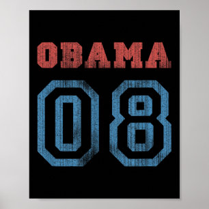 Affiche Vintage Obama 08