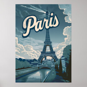 Affiche Vintage Paris France